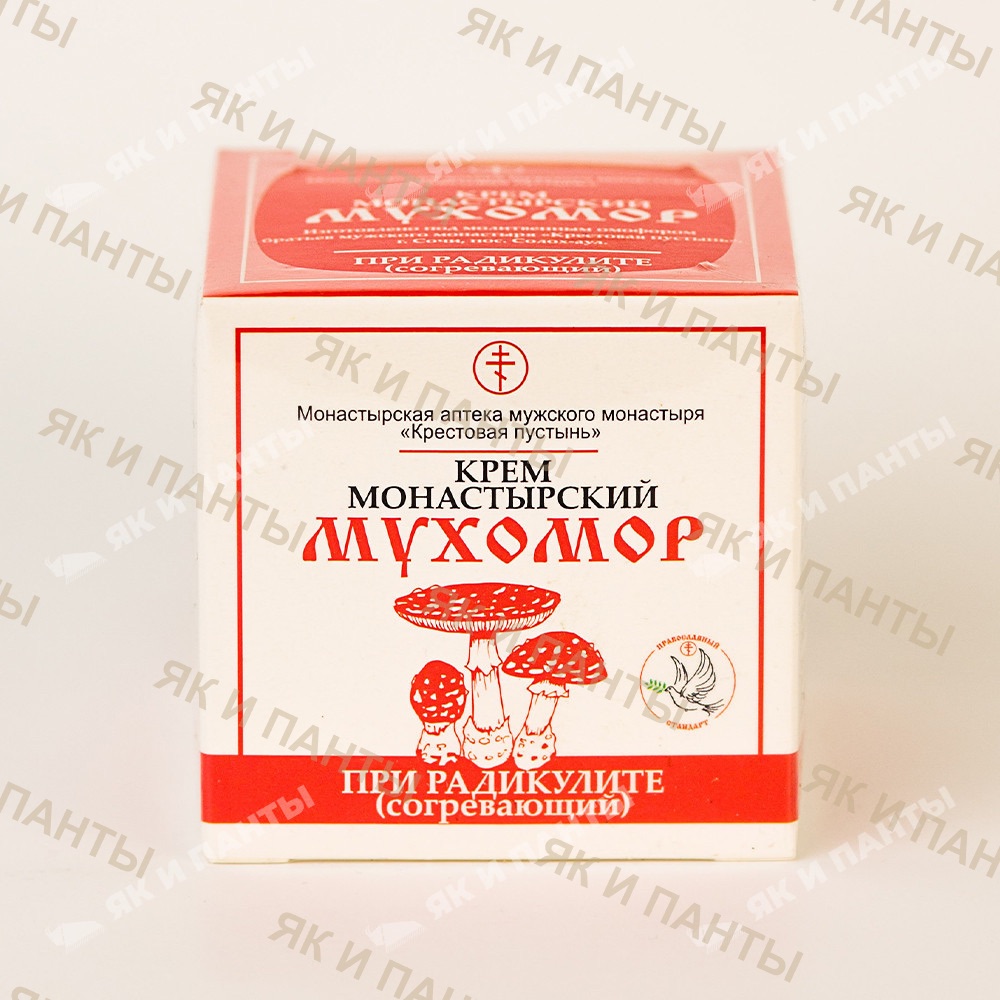Крем от боли в суставах, при радикулите «Мухомор»