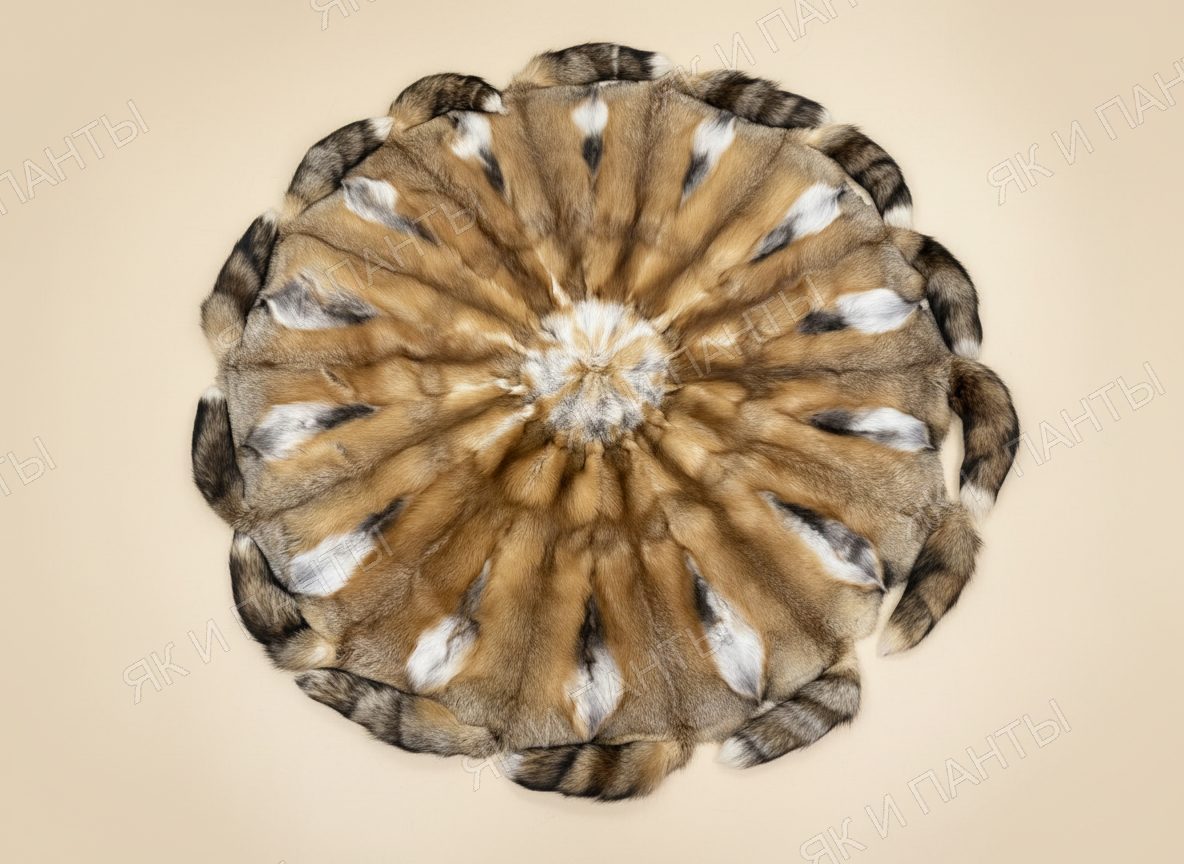 Ковёр из лисы Golden Fox
