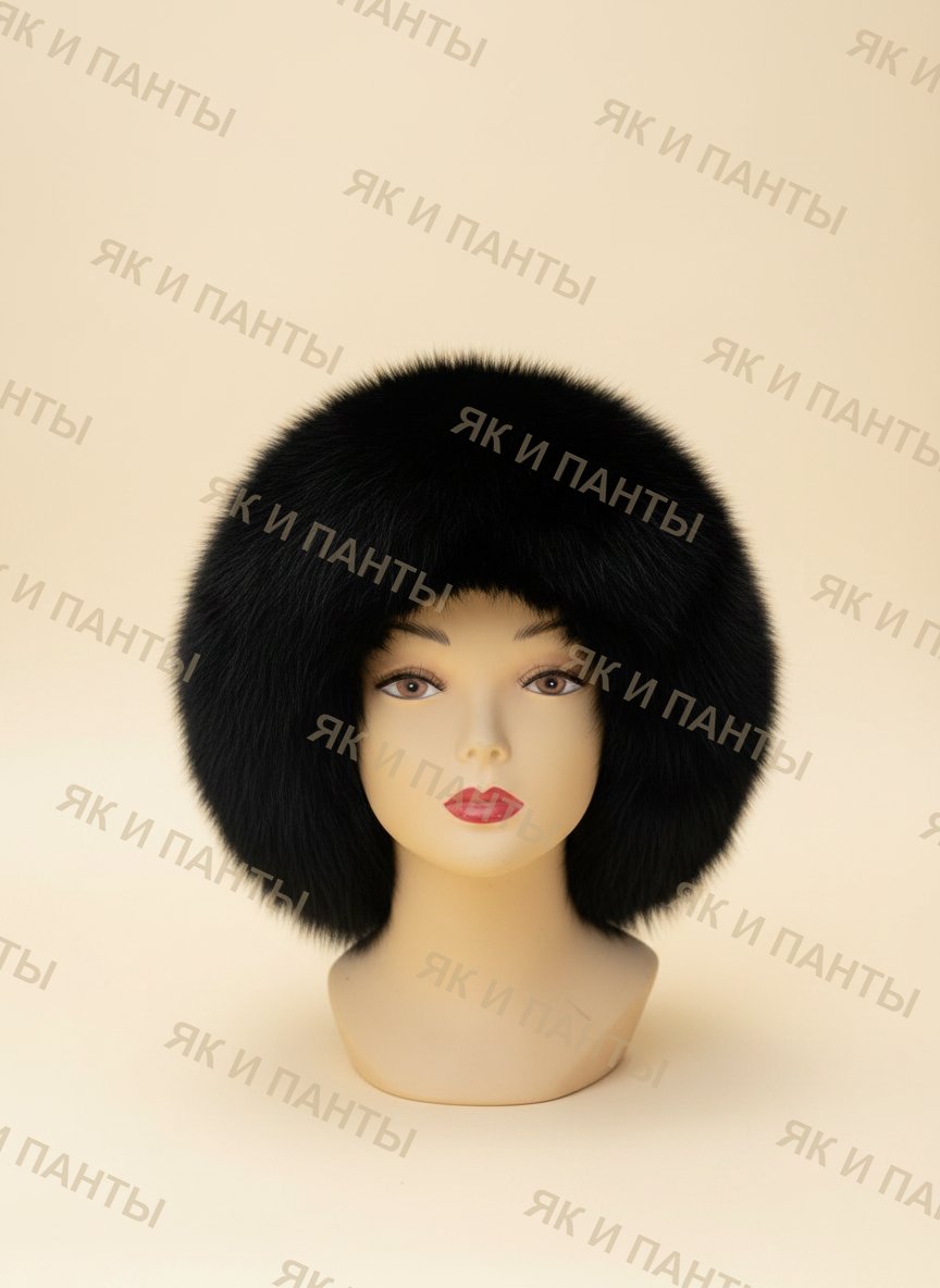 Боярка из песца расшитая