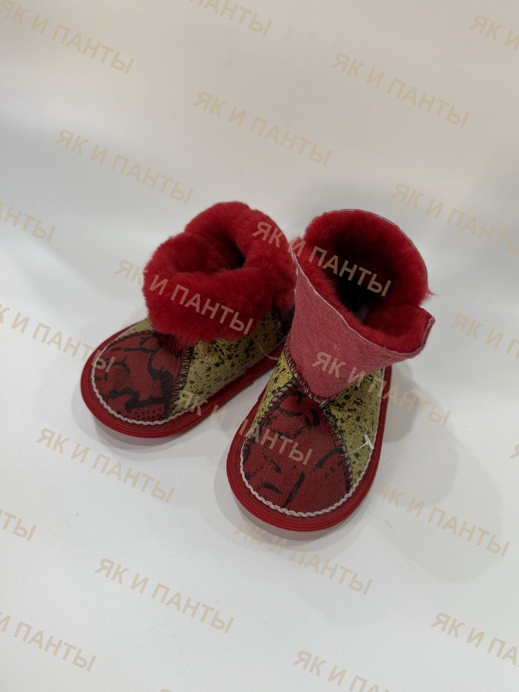 Детские чуни из овчины